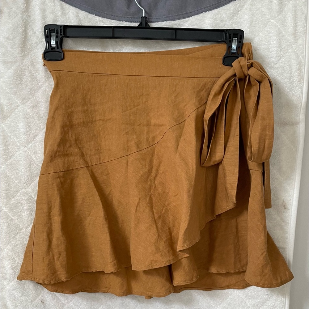 Cuyana wrap skirt